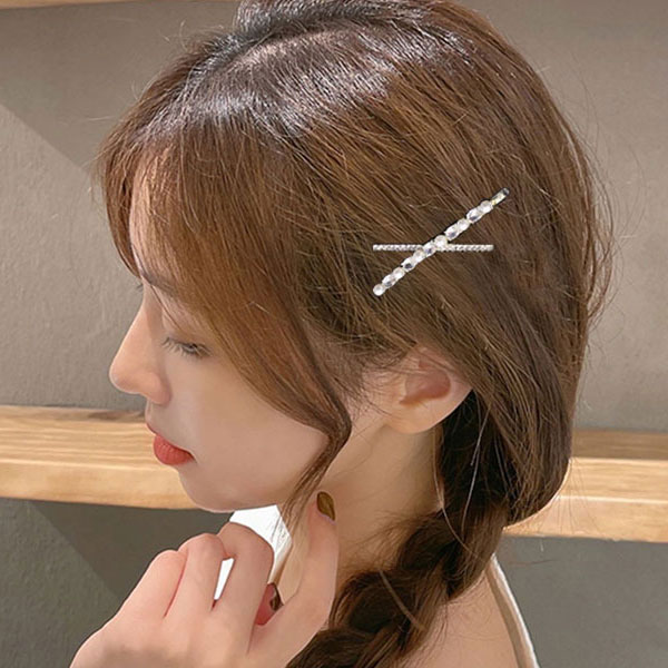 可愛いパールビーズヘアピン ヘアアクセサリー ビジュー プレゼント ギフト トレンド 20代 30代 40代ヘアピン ピン留め パッチン留め パーティー 前髪留...