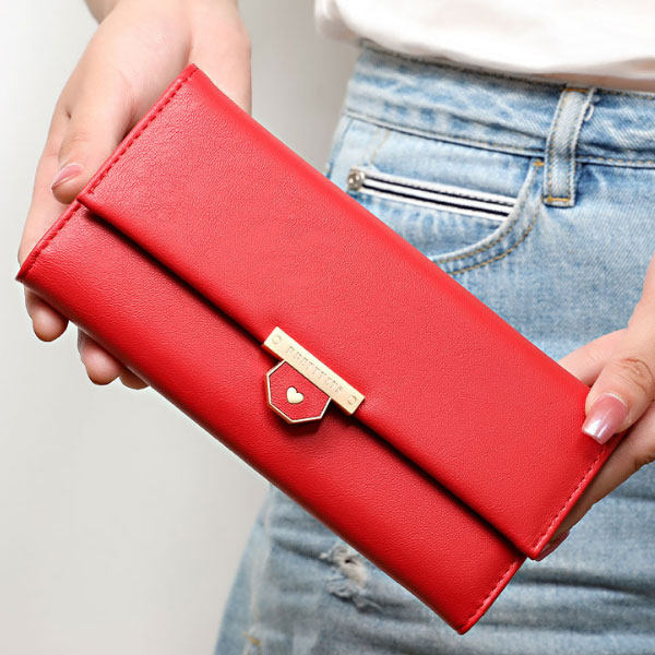 【送料無料！】全6色長財布 レディース長財布 可愛い長財布 女性へのプレゼントに最適 婦人財布 ロング..