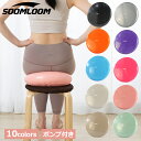 バランスクッション SOOMLOOM バランスボール バランスディスク バランスクッション バランス運動 エクササイズクッション ポンプ付き ヨガクッション ヨガディスク バランスボール 体幹トレーニング ダイエット 骨盤クッション ヨガボール