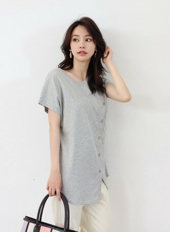 Rakuten - レディース Tシャツ半袖 2021春夏新作 可愛い Vネック ゆったり カジュアル GGSD003