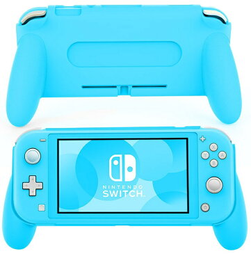 Nintendo Switch Lite ケース カバー ハンドル グリップ ケース 人間工学 ATiC ニンテンドースイッチライト カバー コントローラー グリップ ケース カバー ハンドルケース スイッチライト ケース スタンド グリップ 軽量 耐衝撃 傷つけ防止 滑り止め 手触り良い 着脱簡単