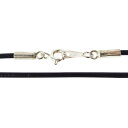 レザーチョーカー黒2mm45cm 本革製ブラック メイン ネックレス メンズ レディース レザー チョーカー 革ネックレス(LEATHER CHOKER ) 送料無料 おしゃれ