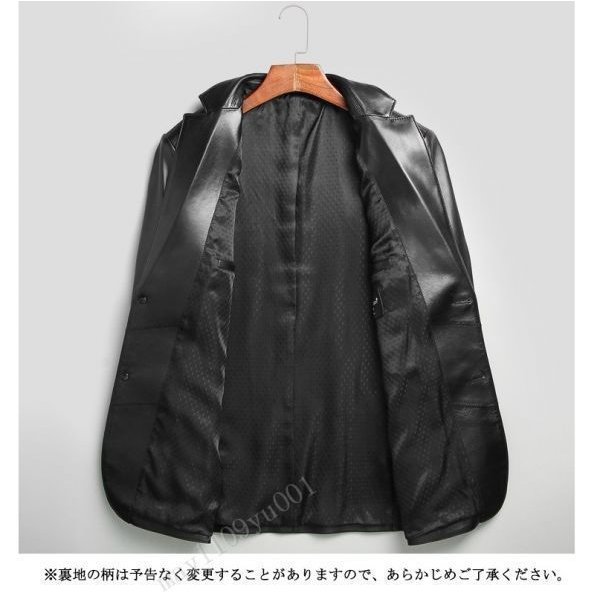 本革 テーラードジャケット メンズ ラム皮 シングルコート リアルレザー ブレザー スーツ 通勤 男性 ブルゾン 革ジャン 秋冬