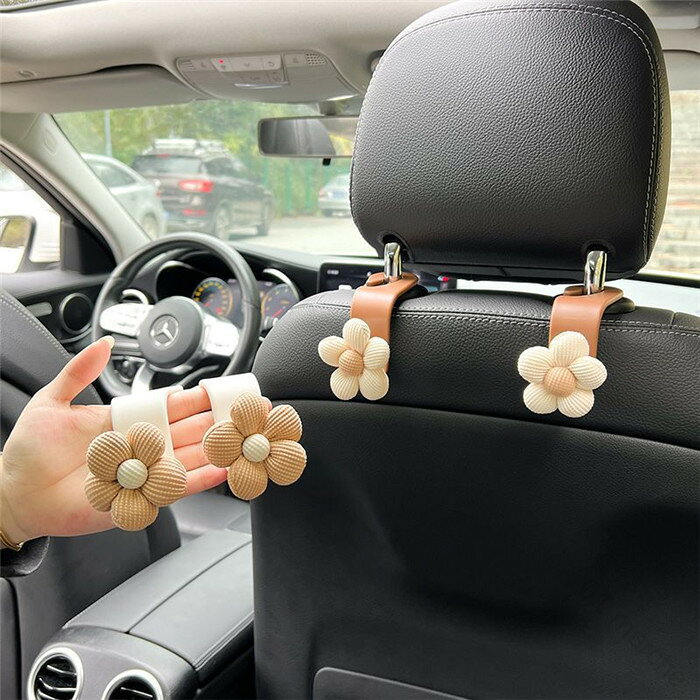 車載小物整理術 ヘッドレスト活用術 フックで解決する車内収納の悩み 旅行のお供に可愛い収納アイテム DIY車内空間 便利グッズで快適ドライブ
