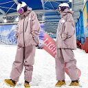 スノーボードウェア スキーウェア レディースウェア 上下セット 大きいサイズ お揃い 登山 雪遊び レディーススノボウェア 防水防風 暖かいジャケット パンツ 2点セット スキー スノーボード スノボ スノボー スノー ウェア ボード スノーボード用ウェア 送料無料 S~5XL