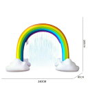 レインボー噴水マット 240CM*160*80* プール アウトドア用 子供 水遊び 虹 スプラッシュ 水遊びプール 庭 噴水シャワー おもちゃ 子供 親子遊び 家庭用 こども 子供 お庭遊び 夏対策 夏 ビーチ 海 ウオータスプレーインフレータブル