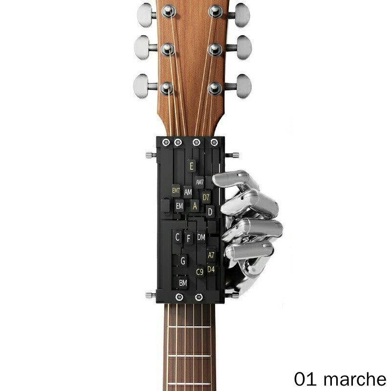 ギターコードプレッサー ギターアタッチメント ギター学習ツール ワンキーコードアシスト練習ツール ギターアシスタント 初心者向け実践教育ツール 2025最新型 ...