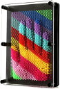 3Dピンアート 知覚玩具 レインボーニードル フィジェットパームボード 特大 6x8インチ 想像力 革新的 無限の創造性 カラフル 子ども知育 おもちゃ 想像力...
