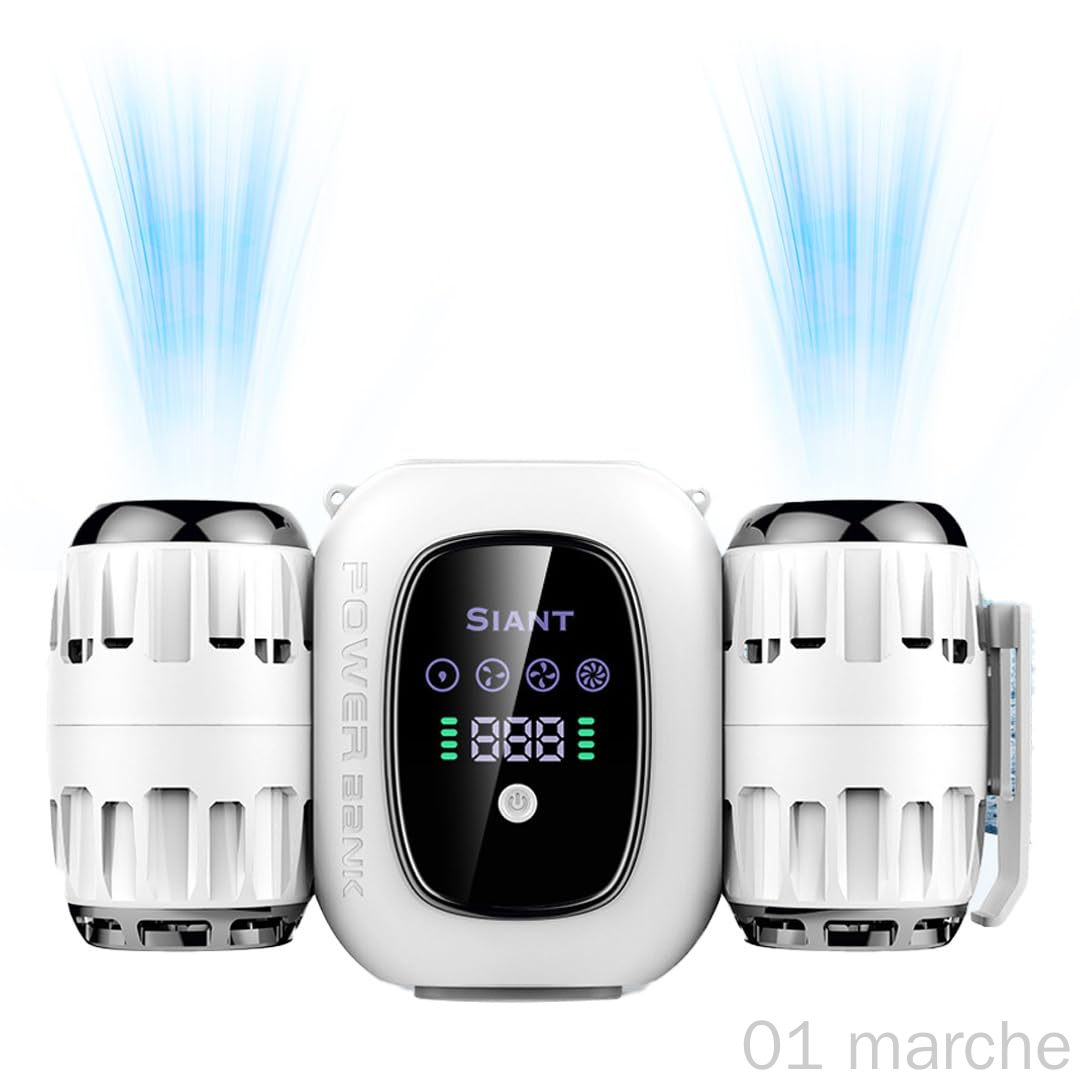 2025新登場 腰掛け扇風機 ベルトファン 接触冷感機能付き 強力冷却 携帯扇風機 多機能 携帯式 静音設計 汗を吹き飛ばす 持続冷却 熱中症対策 屋外作業 登山 キャンプ アウトドア向け