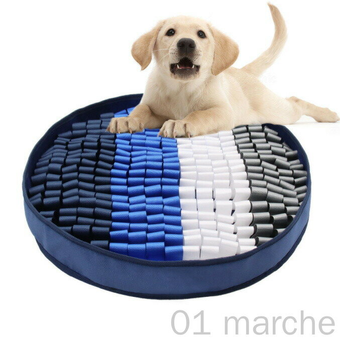犬のスナッフルマット ノーズワークマット 犬用おもちゃ 早食い防止マット ペット犬用鼻臭トレーニング..