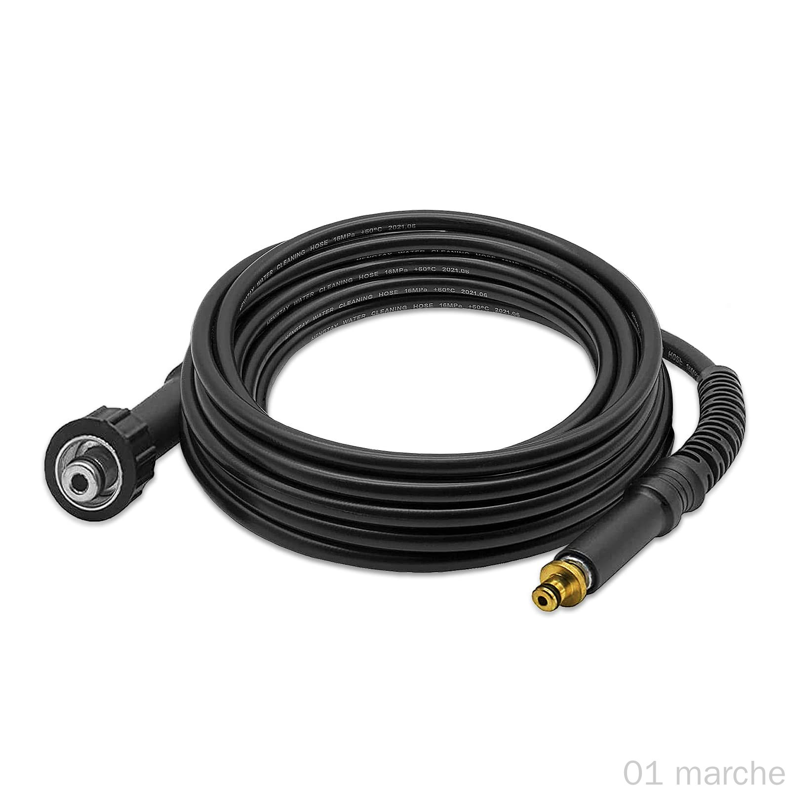 高圧ホース 10m M22 14mm ケルヒャー K2 高圧洗浄機 旧モデル対応 耐久性抜群で交換簡単 洗車 掃除用ホ..