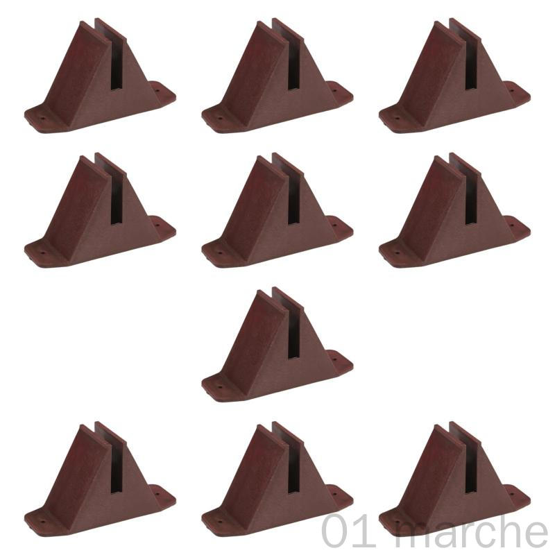 10ピースフェンススタンドサポートセット屋内用ドッグフェンスサポートフェンスガードゲートホルダーガーデンフェンスベースゲートサポート簡単取り付け可能で安定性抜群の安全対策用品 3