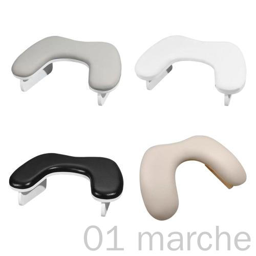 ネイルアームレストピロー U字型 ポータブル PUレザーホルダースタンドパッド ネイルマニキュアリスト ネイルアート用 女性向け 快適サポートクッション