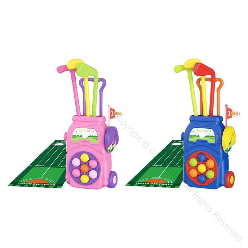 子供用ゴルフクラブセット 幼児向け3歳から6歳 室内ゴルフおもちゃ モーター技能向上 屋外スポーツ 遊びながら基礎練習ができる安全設計のキッズゴルフ用品
