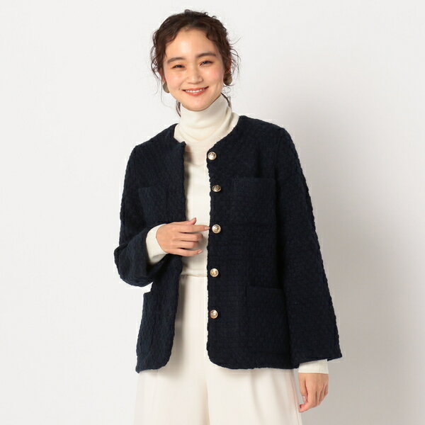 【JOHN　BRANIGAN／ジョン　ブラニガン】ノーカラージャケット／ノーリーズのサムネイル