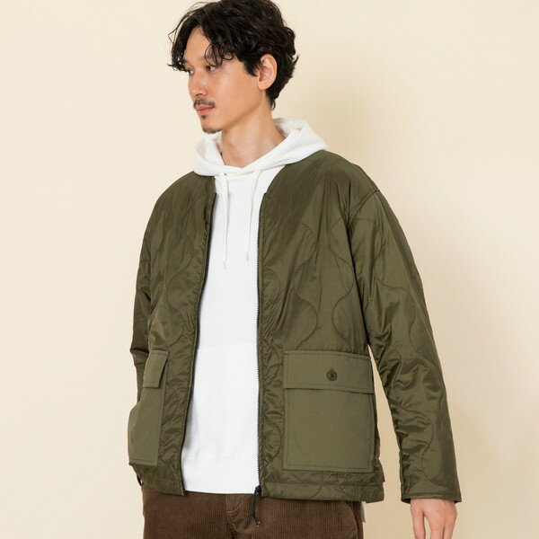 OUTLAST（R）中綿ミリタリージャケット（　キルティングコート／キルティングブルゾン　）＃／コーエンのサムネイル