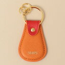 【WEB限定】SHIPS: 【SAFFIANO LEATHER】 2トーン キーホルダー/シップス(SHIPS)