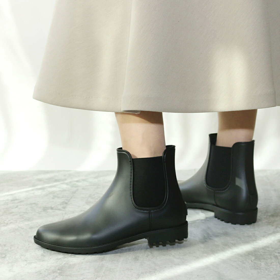 【完全防水】サイドゴアレインブーツ/フィン(Fin)