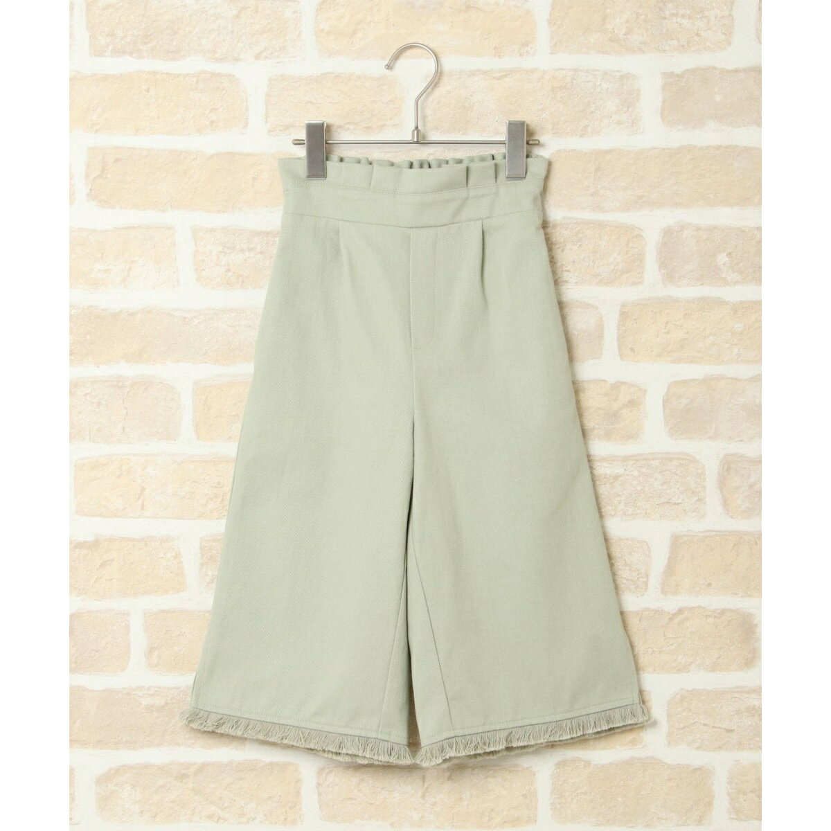 カツラギカラーワイドパンツ(120?160cm)／イッカ（ikka）