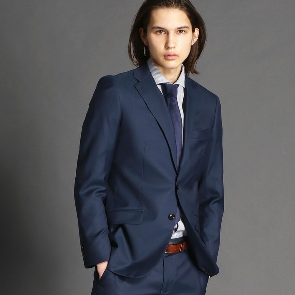 シャイニーツイル2ボタンシングルスーツ/ムッシュニコル(MONSIEUR NICOLE)