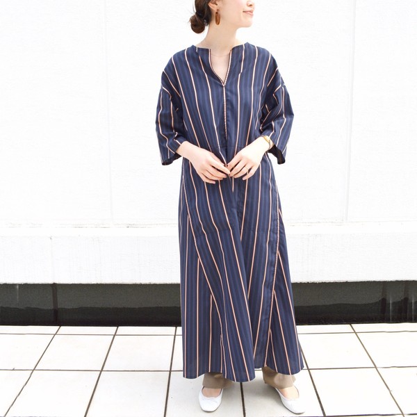 TICCA：キーネックロングドレス／シップス