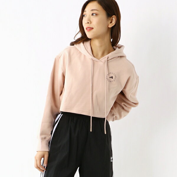 【アディダスバイステラマッカートニー】aSMC CROP HOODIE / フーディー／アディダス バイ ステラ マッカートニー