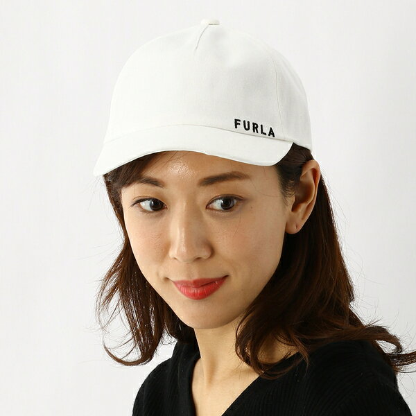 【洗える・UV対策・サイズ調節OK】ワンウォッシュ　コットンツイル　ロゴ刺繍キャップ/レディース帽子／フルラのサムネイル