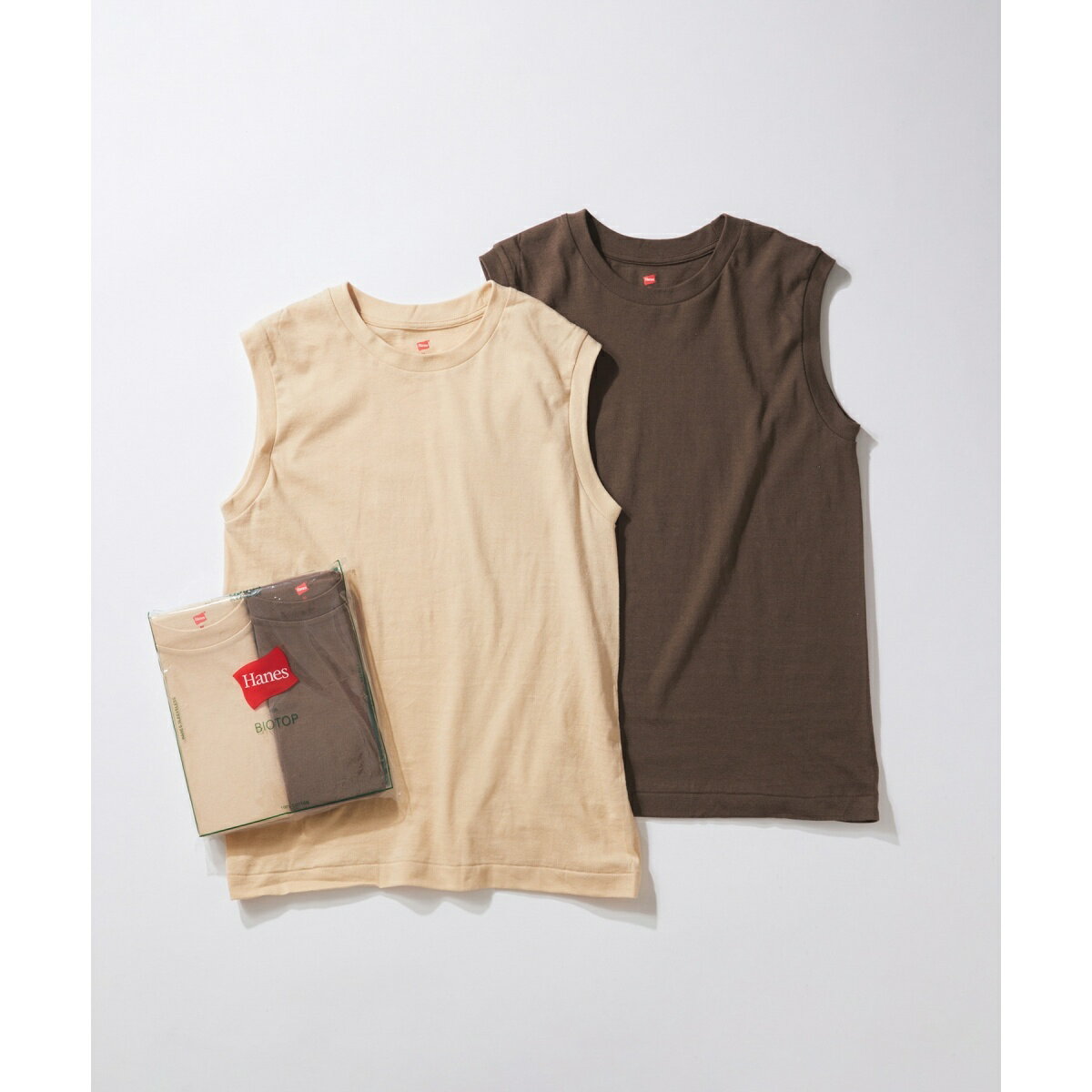 【Hanes for BIOTOP】Sleeveless T-Shirts color／アダムエロペ（ADAM ET ROPE'）のサムネイル