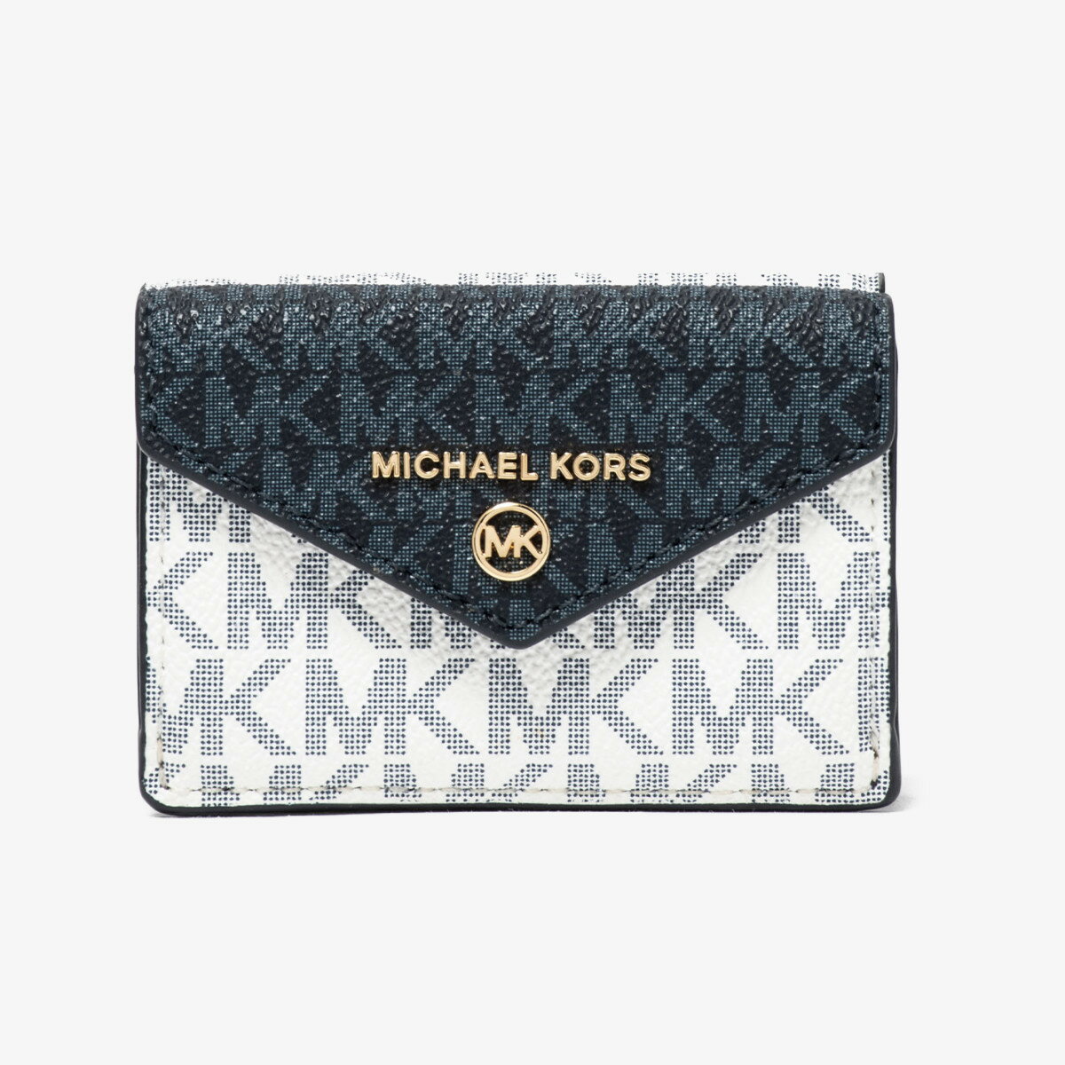 JETSETCHARMトライフォールドフラップウォレットスモール-MKシグネチャー/マイケル・コース