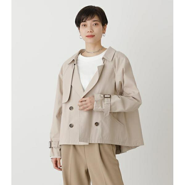 FLARE SHORT TRENCH COAT／アズールバイマウジー（AZUL BY MOUSSY）のサムネイル