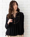 【9・15号】『LOUIZON』幾何モチーフブラウス/サブ ストリート(sab street)