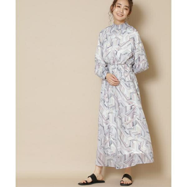 水彩ドローイングワンピース／エヌ ナチュラルビューティーベーシック（N.Natural Beauty Basic*）のサムネイル