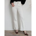 センター切替denimフレアパンツ(WEB限定)/リップサービス