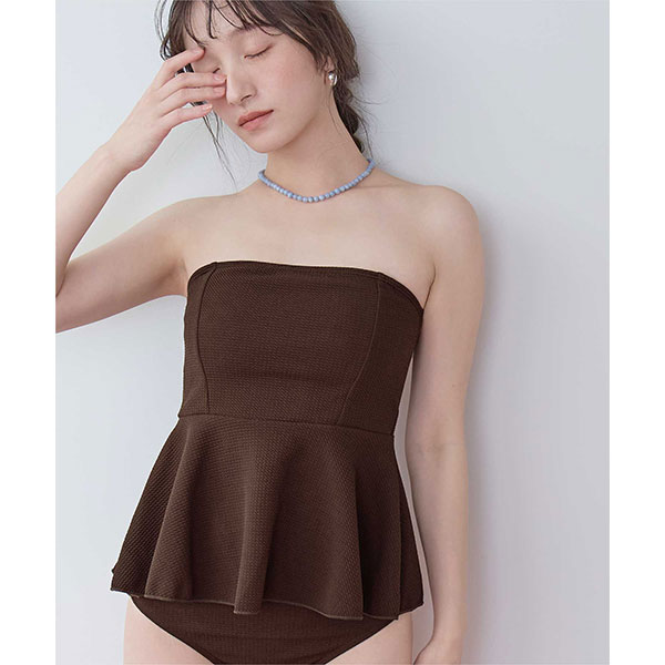 【SEA DRESS】ペプラムフレアビスチェビ...の紹介画像2