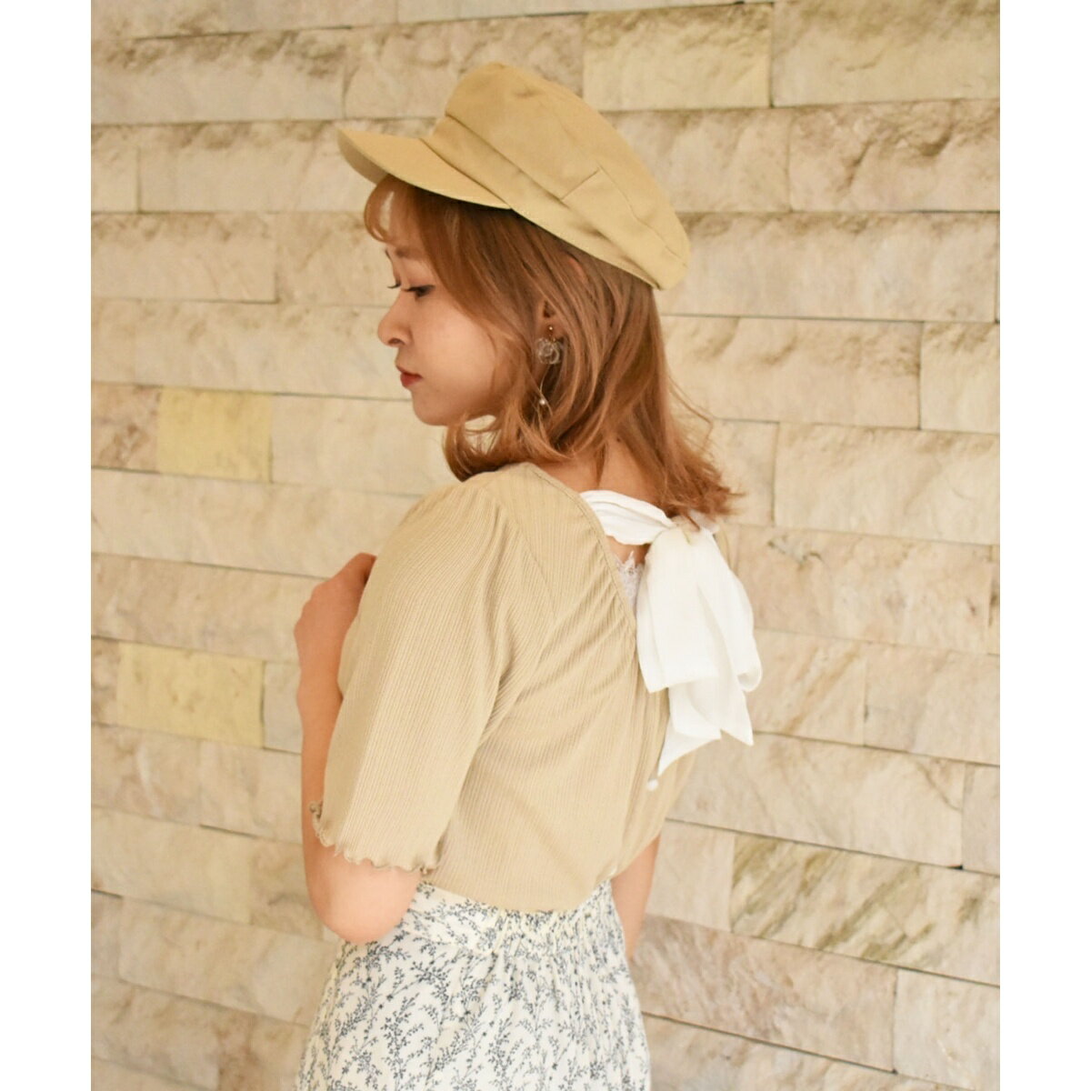 bigリボンギャザートップス／マジェスティックレゴン