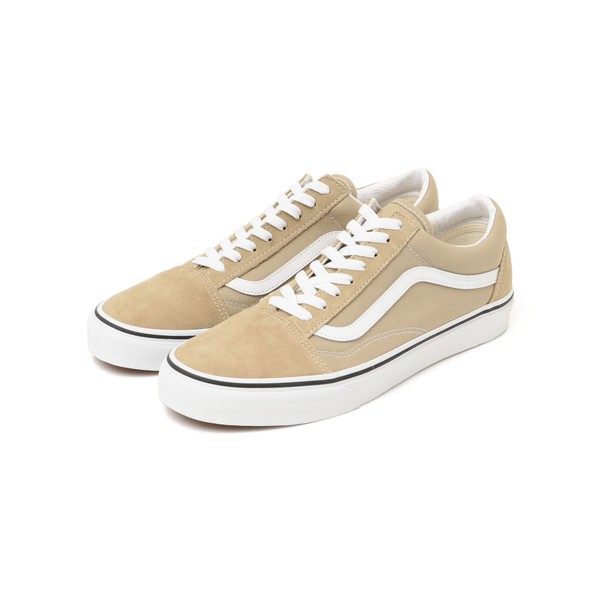 VANS：　オールドスクール　スニーカー　ベージュ／シップス エニィ