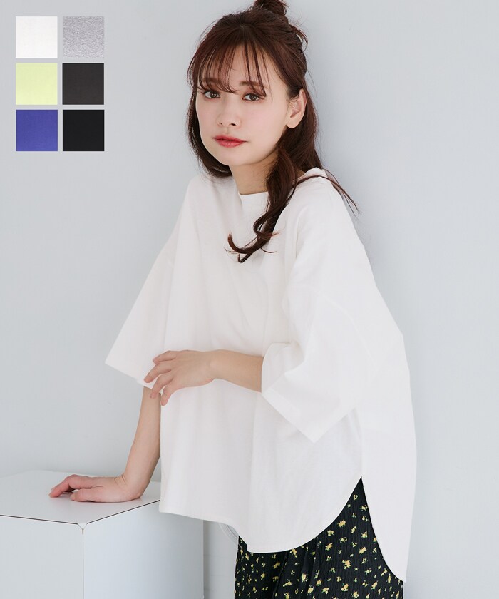 テールカット ゆったりカットソー 全6色／コカ（coca）のサムネイル