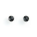 K18 ホワイトゴールド ブラックダイヤモンド ピアス（0.3ct）／エステール（ESTELLE）