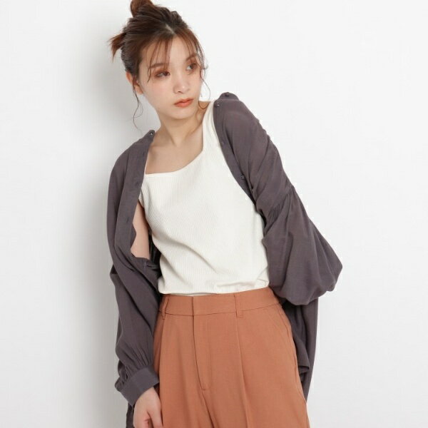 【S-LL】ギザコットンバッククロスタンクトップ／グローブ