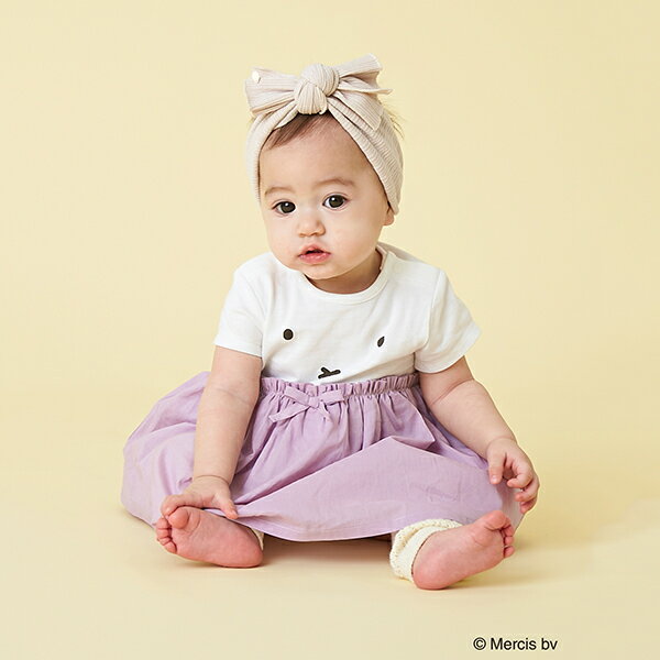 【ミッフィー】 スカートつきロンパース／プティマインのサムネイル