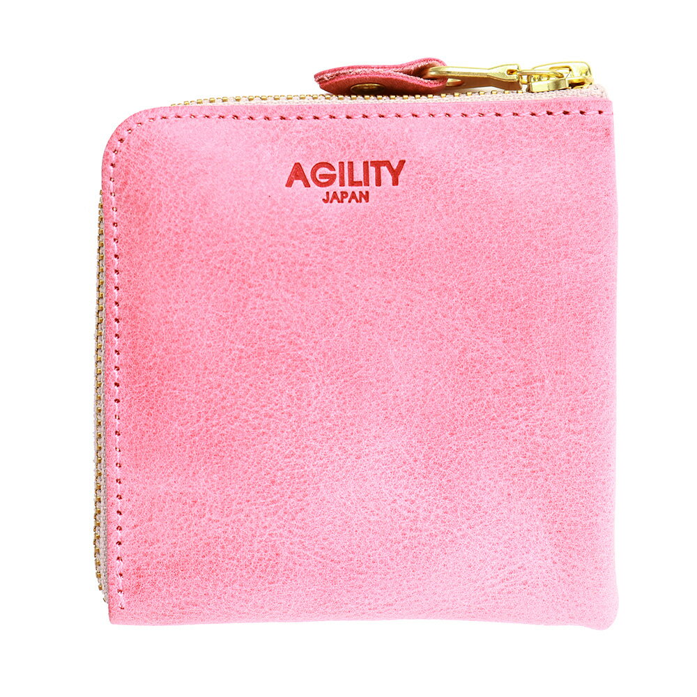 B, C, D, G, J, L, S, T, Z - L字ファスナー財布 本革製／アジリティー アッファ（AGILITY Affa）