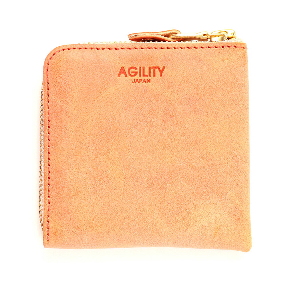 L字ファスナー財布 本革製／アジリティー アッファ（AGILITY Affa）