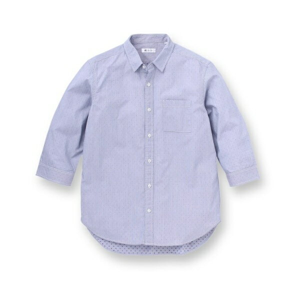 刺し子ドット7分袖シャツ／タケオキクチ