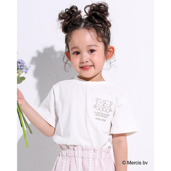 【miffy×SLAP　SLIPコラボアイテム】ミッフィー　ボリス　プリント　半袖　Tシャツ／スラップスリップのサムネイル