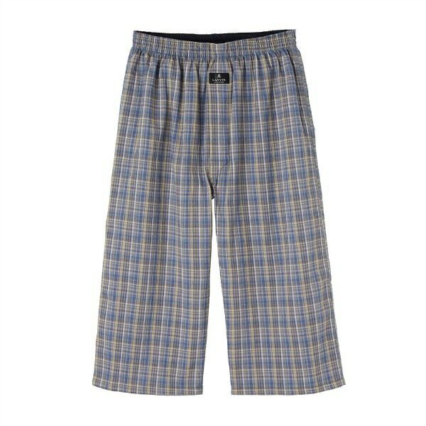 【LANVIN collection】【ロングトランクス/前開き】【涼感綿麻】／ランバン コレクション（LANVIN COLLECTION）