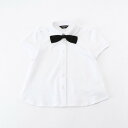 リボンタイ付き 半袖ブラウス (100-130cm)/コムサイズム(COMME CA ISM)