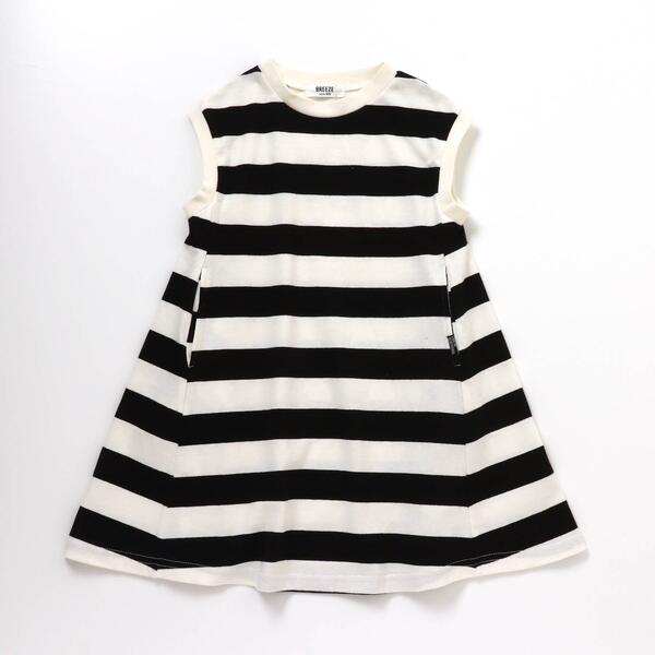ボーダーノースリーブワンピース／エフオーオンラインストアのサムネイル