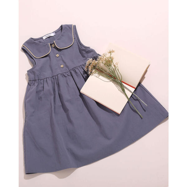 布帛　セーラーワンピース　（80〜130cm）／スラップスリップのサムネイル
