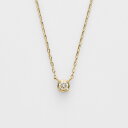 《WEB限定》K18ダイヤモンドネックレス(0.03ct)/アガット(agete)