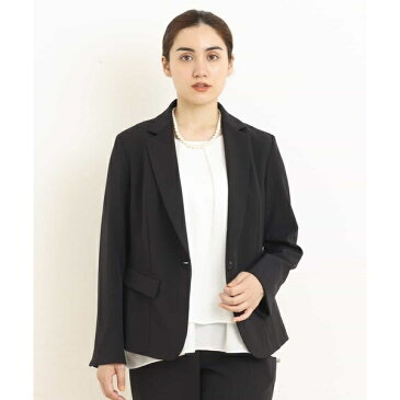 【大きいサイズ/抗菌防臭】ストレッチテーラードジャケット/エウルキューブ